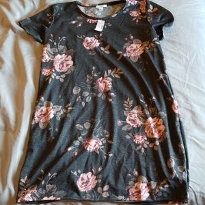 Floral T Shirt dress